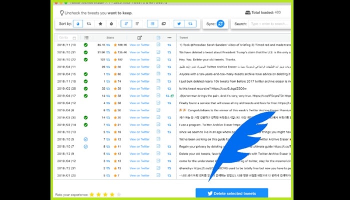 Twitter Archive Eraser