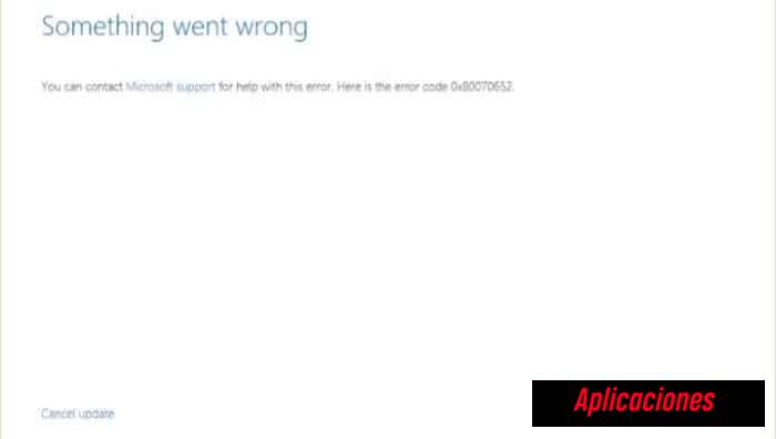 Error 0x80070652 de actualización de Windows