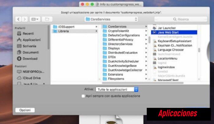 Qué hacer si no abre el archivo JNLP en Mac Os
