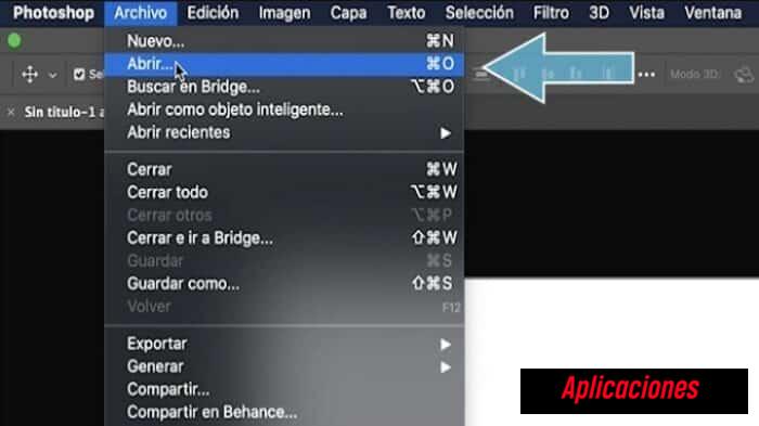 1. Abrir un archivo XMP en Photoshop