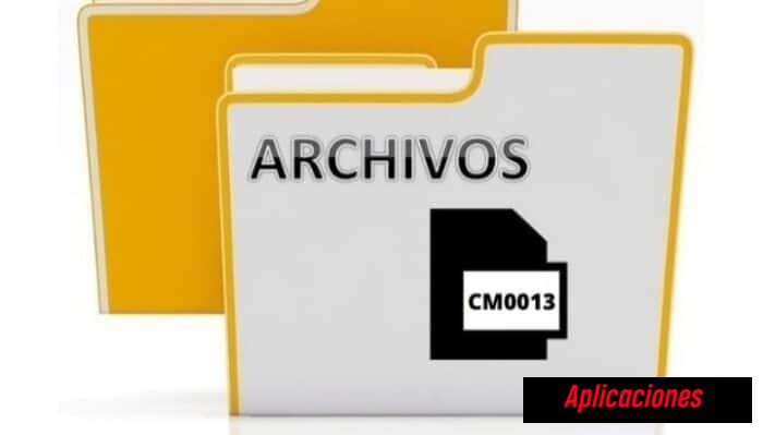 Qué es un archivo CM0013