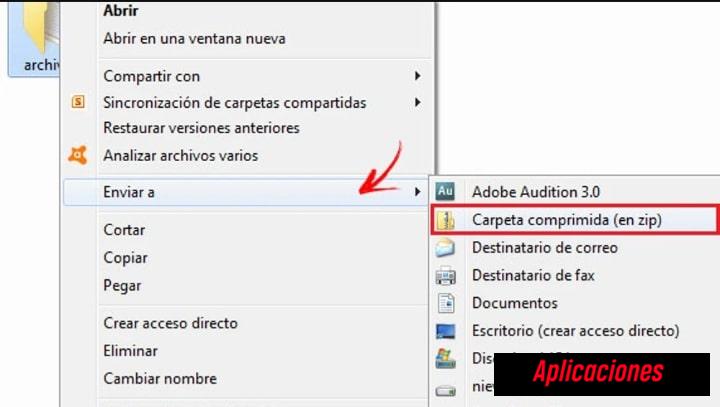 Cómo comprimir un archivo ODS a ZIP