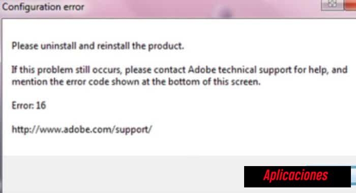 Error 16 de Illustrator en Windows 10