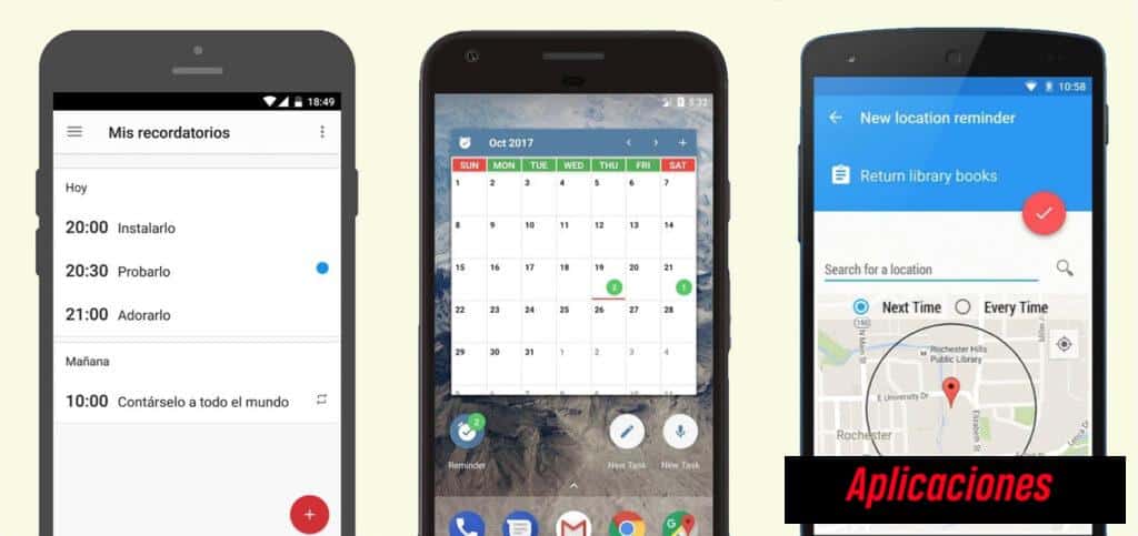 Aplicaciones de recordatorios para Android