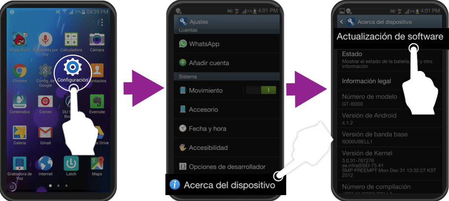 Pasos para Actualizar tu Android a la Última Versión